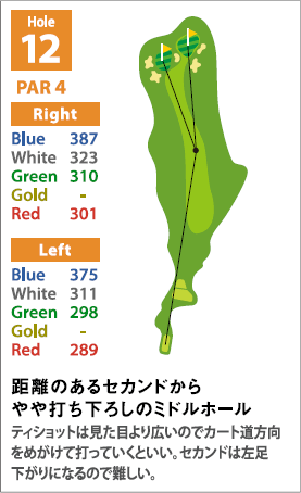 INコースHole12